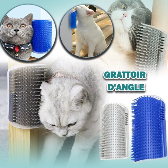 Brosse d’angle pour chat - CornerCat™ - Maitreschats