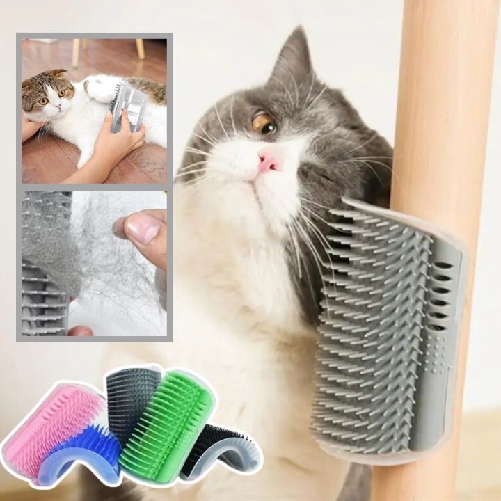 Brosse d’angle pour chat - CornerCat™ - Maitreschats