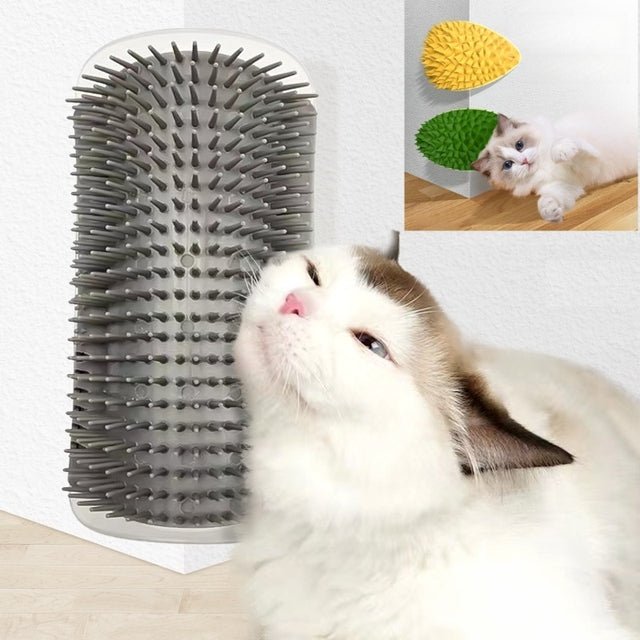 Brosse d’angle pour chat - CornerCat™ - Maitreschats