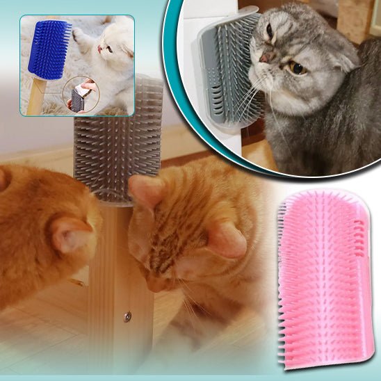 Brosse d’angle pour chat - CornerCat™ - Maitreschats