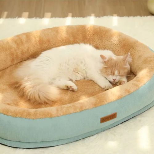 Coussin ovale pour chat