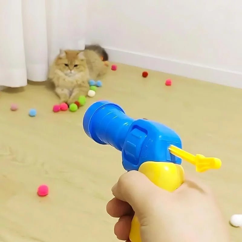 Lanceur de balles pour chat - PomponCat™ - Maitreschats
