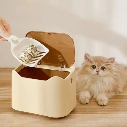 Poubelle à litière pour chat - LitiBox™ - Maitreschats