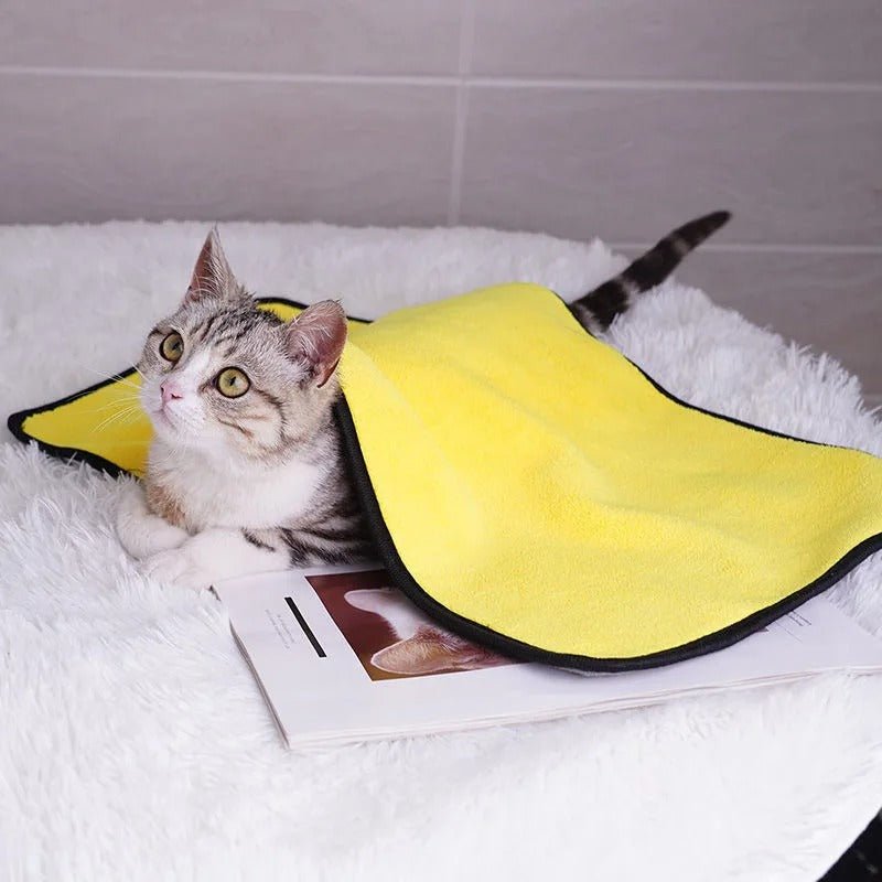 Serviette de bain pour chat - DryCat™ - Maitreschats