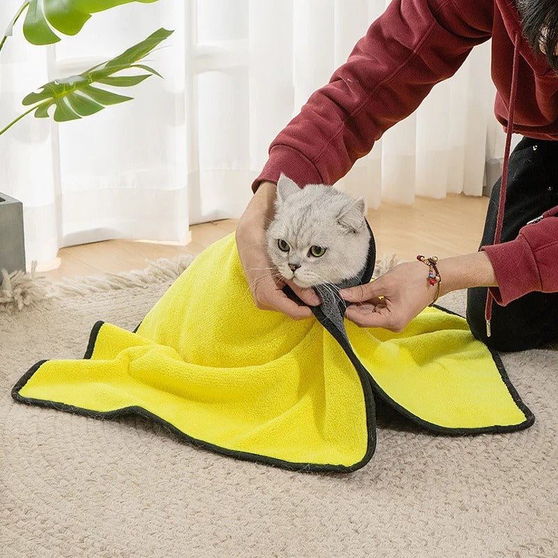 Serviette de bain pour chat - DryCat™ - Maitreschats